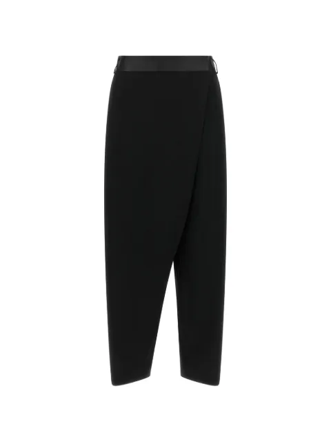 Alberto Biani asymmetrical-panel tapered trousers Black CV862AC003090