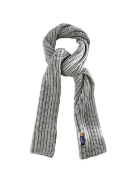Polo Ralph Lauren Polo Bear ribbed scarf Grey WC0523