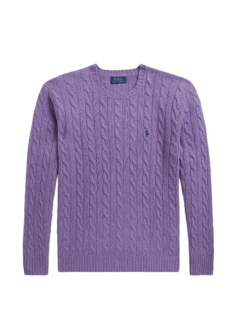 Polo Ralph Lauren cable-knit sweater Purple 710877E11