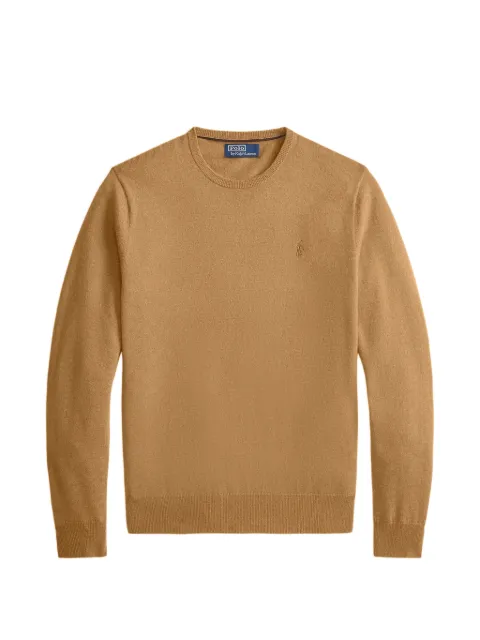 Polo Ralph Lauren wool crewneck jumper Brown 710974148503
