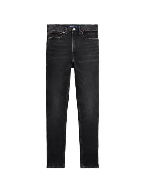 Polo Ralph Lauren high-rise slim-fit jeans Black 211969E11