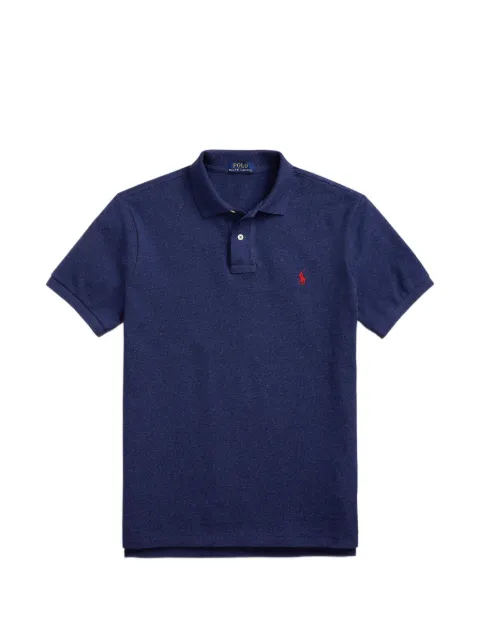 Polo Ralph Lauren logo-embroidered piqué polo shirt Blue 710681E11