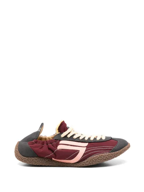 Puraai logo-patch sneakers Red PU901C