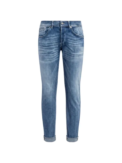 DONDUP George faded-effect whiskered jeans Blue UP232DS0334