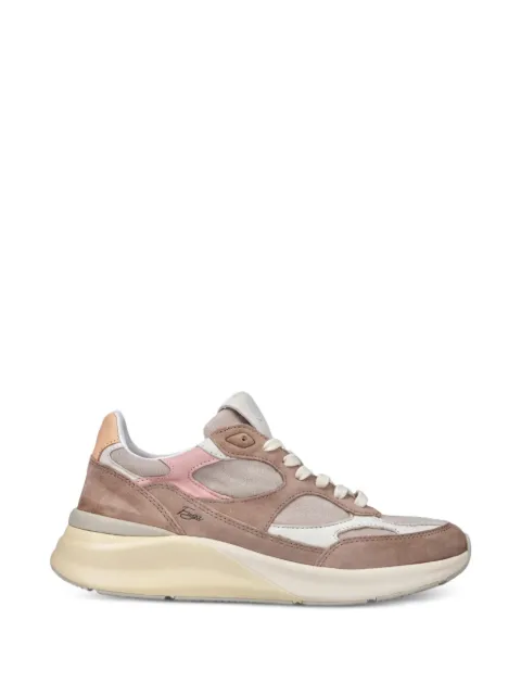 D.A.T.E. Fuga suede-panelled sneakers Brown W441F2NTTA