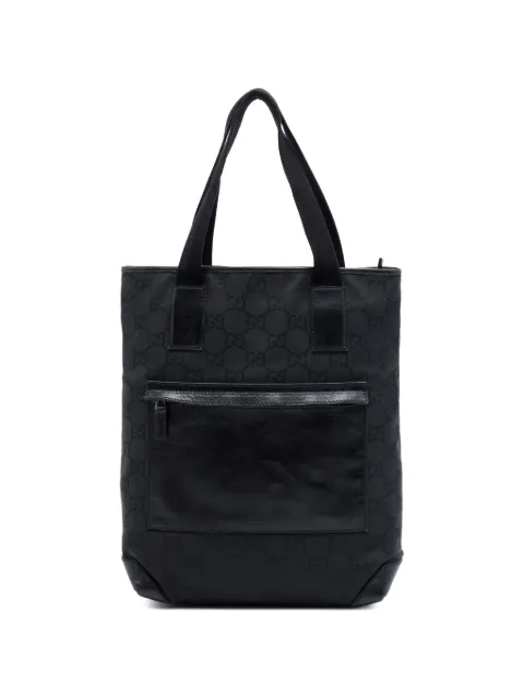 Gucci Pre-Owned 2016-2026 GG Nylon tote bag Black 8ZSWPJB00Q48OIZD