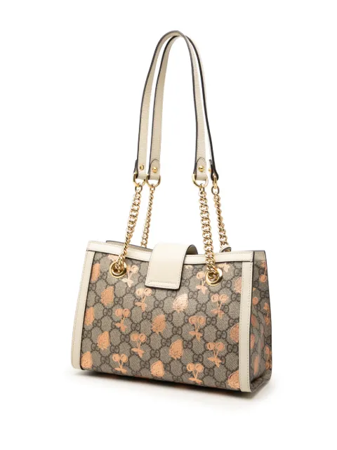 Gucci Pre-Owned 2000-2015 Small GG Supreme Berry Padlock tote bag Neutrals T488L8KWT8OP6HOC
