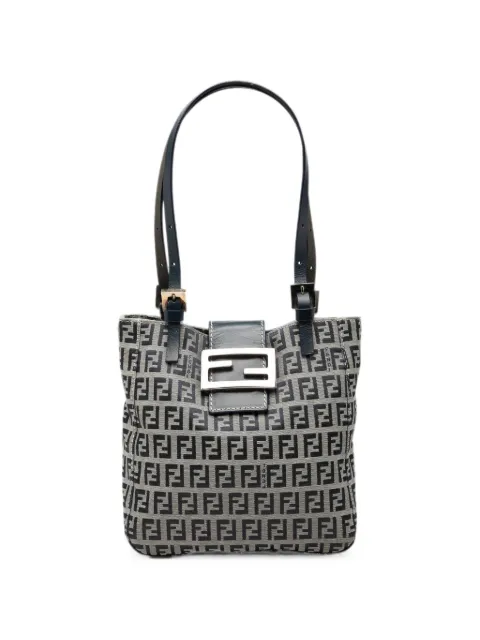 Fendi Pre-Owned 20th Century Zucchino Canvas shoulder bag Grey EHRMRG4VDXVA3848