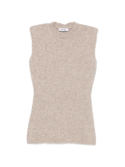 ELY ELY padded-shoulder vest Neutrals 261WDAYANA