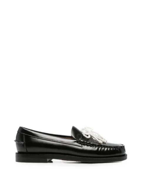 Sebago bow-embellished loafers Black 74131FW