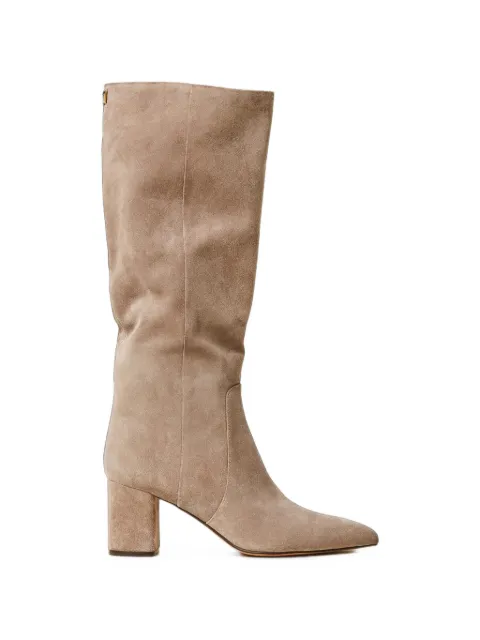 TWINSET high suede boots Neutrals 262TGT050
