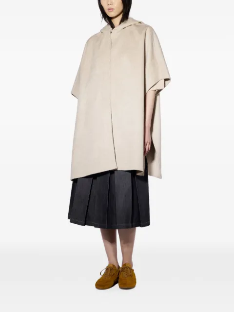 Liviana Conti Scott hooded cape coat Neutrals F6WW52