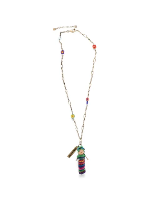 DSQUARED2 doll charm necklace Gold NEW016837205395F
