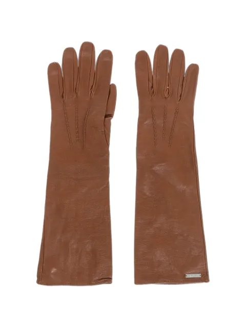 DSQUARED2 Opera leather gloves Brown GLW003118900001