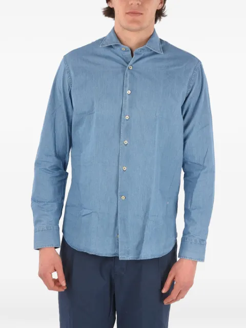 Alessandro Gherardi french collar denim shirt Blue 10AT648