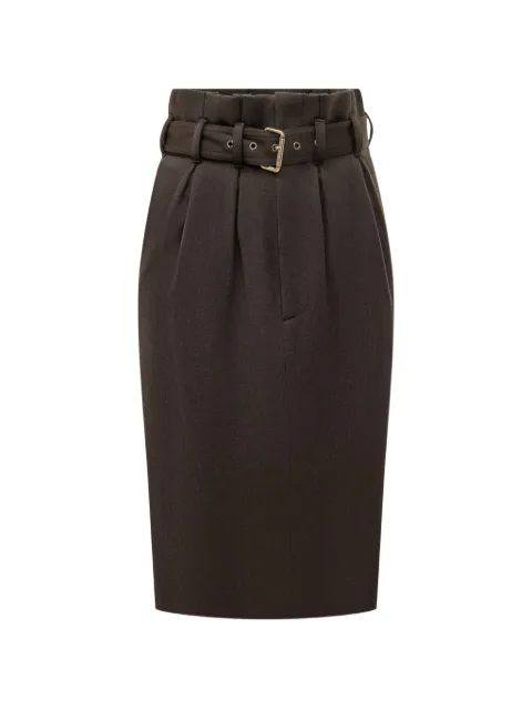ETRO belted midi skirt Brown WRFA023599TU21V