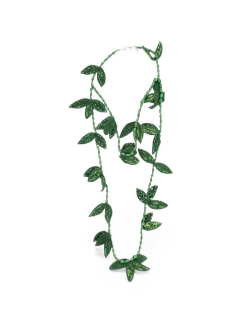 DSQUARED2 botanical sequin necklace Green NEW0017370003648077