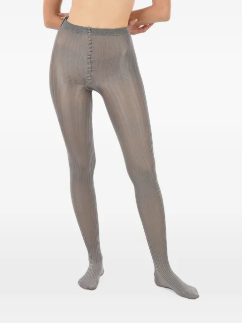 DSQUARED2 ribbed-knit tights Grey S83TLDFV20SJ234