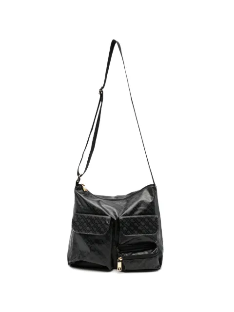 Gherardini logo-monogram shoulder bag Black GH0332