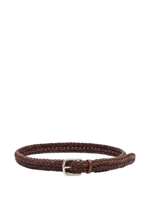 Orciani woven leather belt Brown U08382MAS