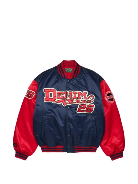 Denim Tears Baseball varsity jacket Blue DT877