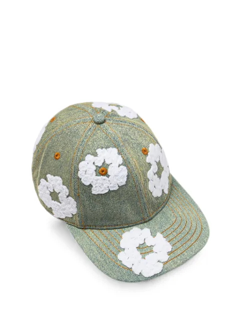 Denim Tears Cotton Wreath denim cap Blue DT872