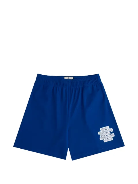 ERIC EMANUEL EE Basic metallic-logo shorts Blue EEBSMBLU