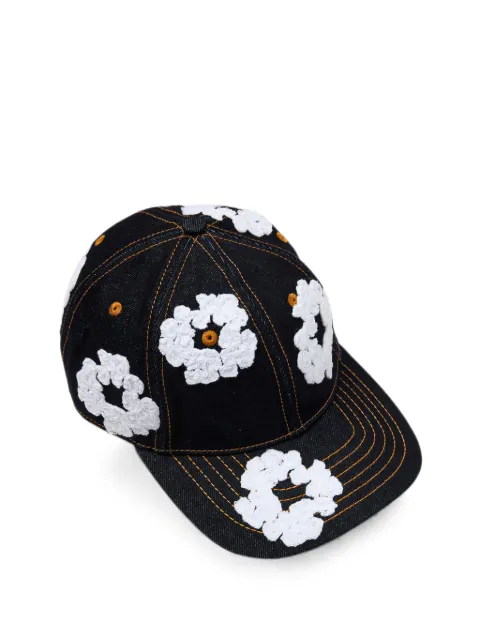 Denim Tears Cotton Wreath denim cap Blue DT873
