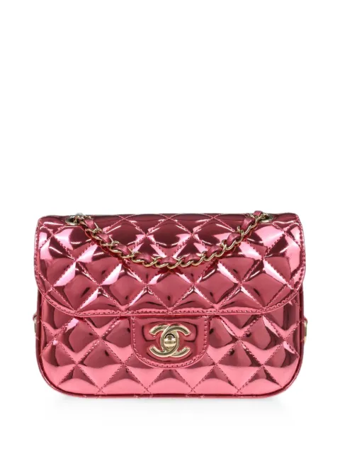 CHANEL Pre-Owned 2020s Hollywood Boulevard quilted shoulder bag Pink NQ10827