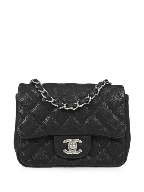 CHANEL Pre-Owned 2013 Classic Square diamond-quilted shoulder bag Black NQ10803