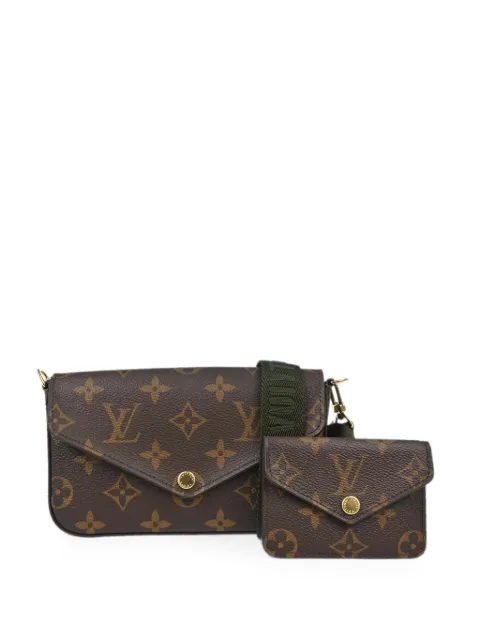 Louis Vuitton Pre-Owned 2010-2020s Félicie Strap & Go Monogram shoulder bag Brown RQ04480