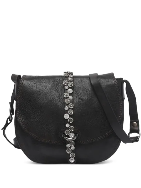 Campomaggi Linda crystal-embellished shoulder bag Brown C021030NDX0038C1501