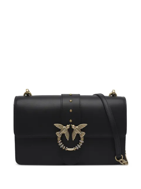 PINKO Love One leather shoulder bag Black 107070A0F1