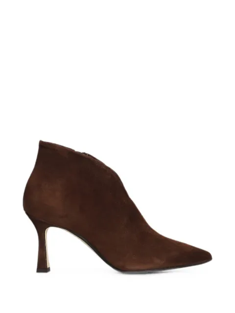 The Seller pointed-toe V-cut ankle boots Brown CW205