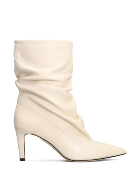 The Seller slouchy pointed-toe ankle boots Neutrals SE4005