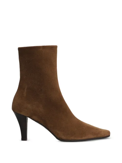 The Seller square-toe ankle boots Brown PR005