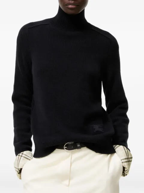 Burberry cashmere turtleneck sweater Black 8135354