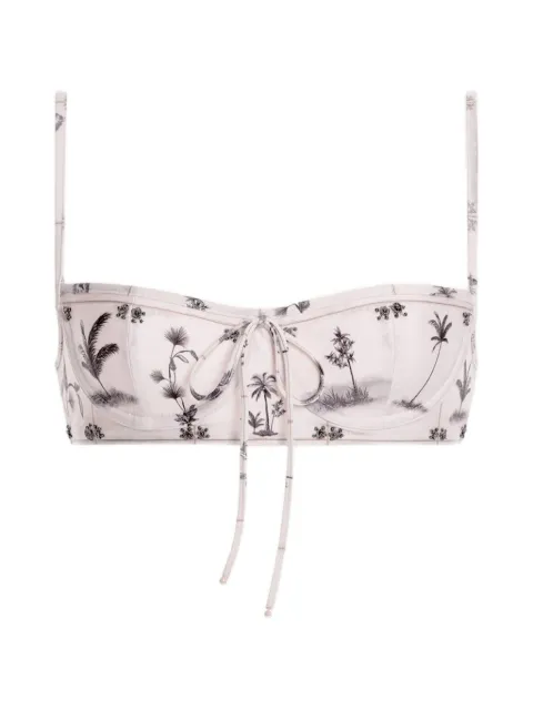 Agua By Agua Bendita Libertad Arena bikini top Neutrals 22020IVORY