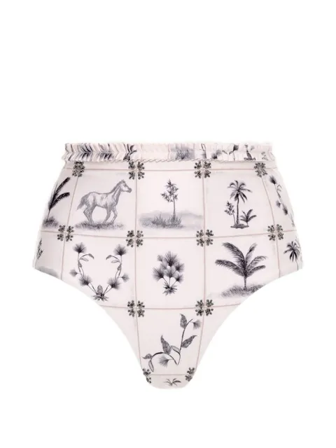 Agua By Agua Bendita Nopal Arena bikini bottoms Neutrals 22018IVORY