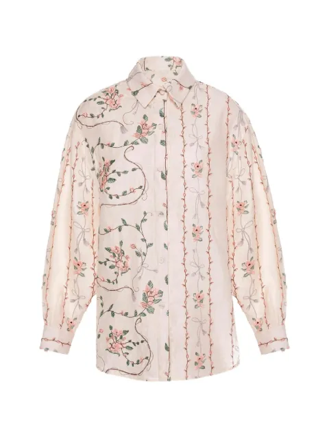 Agua By Agua Bendita Cecilia Navegante shirt Neutrals 23421IVORY