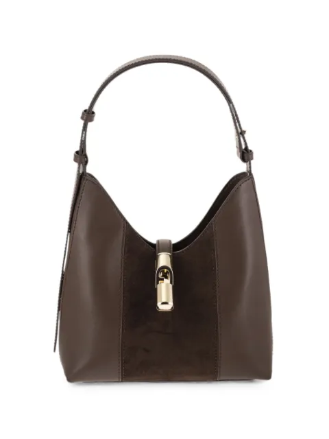Furla Goccia S leather shoulder bag Brown WB01979BX3158