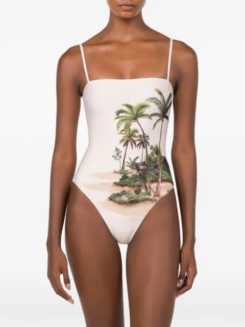 Agua By Agua Bendita Durazno Arena swimsuit White 22023