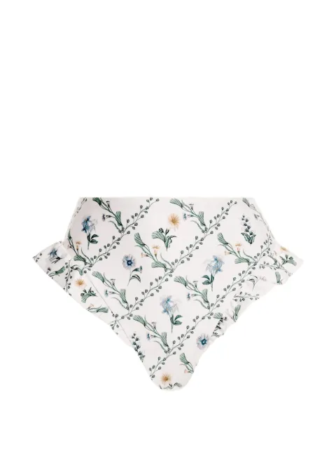 Agua By Agua Bendita Jengibre Brisa bikini bottoms White 22041IVORY
