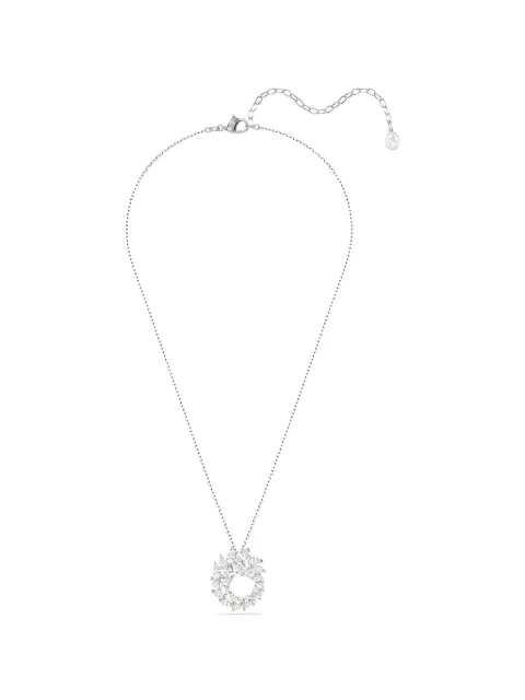 Swarovski Sublime crystal wreath pendant necklace Silver 5758393