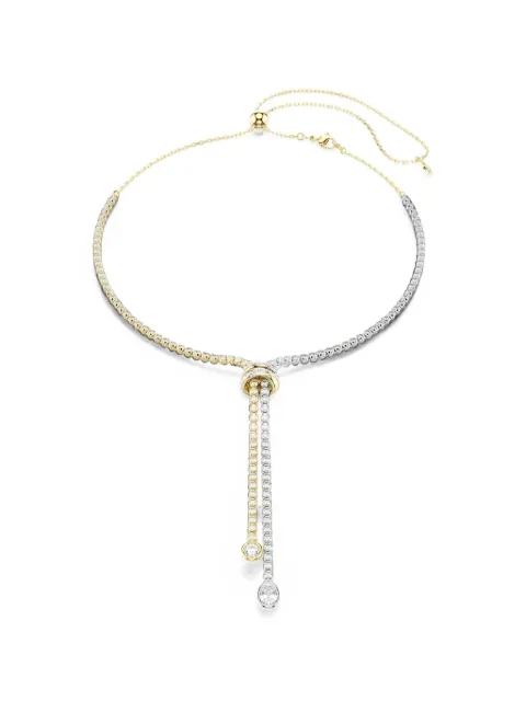 Swarovski Y Hyperbola crystal-embellished necklace Gold 5752854