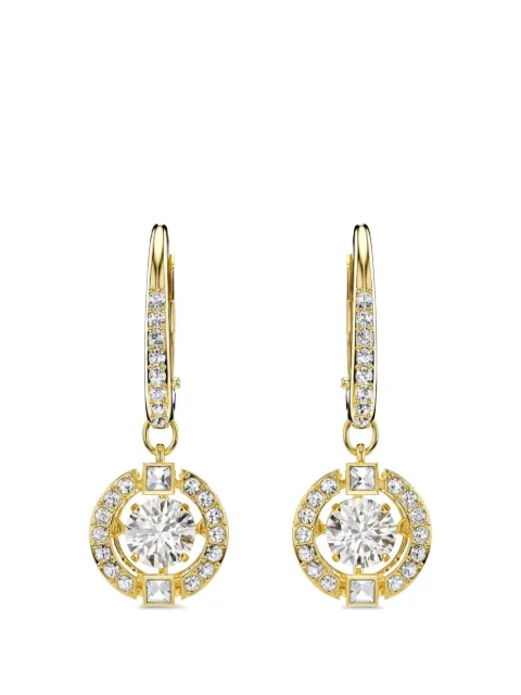 Swarovski Una Angelic drop earrings Gold 5758095WHITEGOS