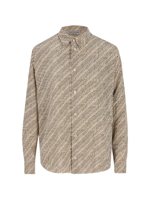 Balenciaga monogram shirt Neutrals A002B2TUL72