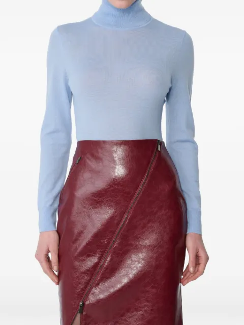 Toccin Alma roll-neck long-sleeve sweater Blue TF6986N473