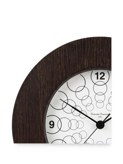 Domeniconi round-shape wall clock Brown 1854211