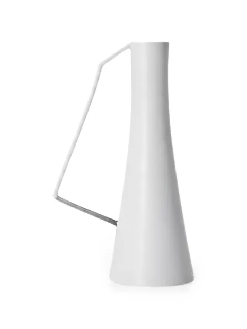 Domeniconi geometric side-handle vase White 185C180